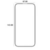Telforceone Etteri apsauginis stiklas 9D Apple iPhone 14 Pro 6,1"