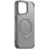 Telforceone Etteri Matt Mag Ring Apple iPhone 12 / 12 Pro 6,1" dėklas telefonui pilkos spalvos