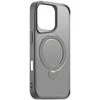 Telforceone Etteri Matt Mag Ring Apple iPhone 16 Pro 6,3" dėklas telefonui pilkos spalvos