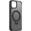 Telforceone Etteri Matt Mag Ring Apple iPhone 14 6,1" dėklas telefonui juodos spalvos