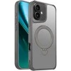 Telforceone Etteri Matt Mag Ring Apple iPhone 16 6,1" dėklas telefonui pilkos spalvos