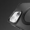 Telforceone Etteri Matt Mag Ring Apple iPhone 12 / 12 Pro 6,1" dėklas telefonui juodos spalvos