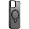 Telforceone Etteri Matt Mag Ring Apple iPhone 13 6,1" dėklas telefonui juodos spalvos
