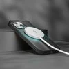Telforceone Etteri Matt Mag Ring Apple iPhone 12 / 12 Pro 6,1" dėklas telefonui juodos spalvos