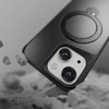 Telforceone Etteri Matt Mag Ring Apple iPhone 12 / 12 Pro 6,1" dėklas telefonui juodos spalvos
