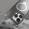Telforceone Etteri Matt Mag Ring Apple iPhone 15 Pro 6,1" dėklas telefonui pilkos spalvos