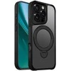 Telforceone Etteri Matt Mag Ring Apple iPhone 16 Pro 6,3" dėklas telefonui juodos spalvos
