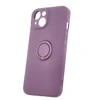 TelForceone Finger Grip Apple iPhone 15 6,1" dėklas telefonui violetinės spalvos