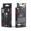 Telforceone Maxlife kabelis USB - USB-C 0,5 m 2A juodas