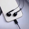Maxlife su laidu ausinės MXEP-04 USB-C juodos spalvos