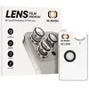 Tempered glass Tel Protect 3D kameros apsauga skirta Apple iPhone 17 Air juodas (lens 1 piece)