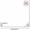 Tentas, juodos spalvos, 3,5x2,5m, 650g/m²
