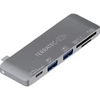 Terratec 283005 knyginių kompiuterių dokas / jungčių replikatorius USB 3.2 Gen 1 (3.1 Gen 1) Type-C Pilka