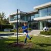 Tetherball futbolo treniruočių rinkinys su virve, stulpu, spyruokle, kamuoliu ir pompa, MOVEPRO