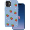 TFO Braškių dizaino dėklas iPhone 11 telefonui, mėlynas