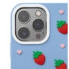TFO Braškių dizaino dėklas iPhone 11 telefonui, mėlynas