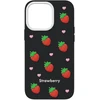 TFO Braškių dizaino dėklas iPhone 12 / 12 Pro 6,1" juodas
