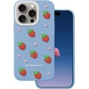 TFO Braškių dizaino dėklas iPhone 14 Pro / 15 Pro 6,1" mėlynas