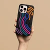 TFO „DIY“ gyvatės odos rašto dėklas, skirtas „iPhone 12 / 12 Pro“ 6,1" juodas