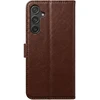 TFO Išmanusis „Luxe“ odinis dėklas, skirtas Honor 600 Lite, rudas