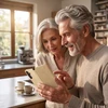 Telforceone TFO Išmanusis „Smart Touch“ dėklas, skirtas Samsung Galaxy S24, smėlio spalvos
