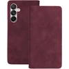 TFO Išmanusis Suede dėklas, skirtas Samsung Galaxy A36 5G / A37 5G, bordo spalvos