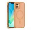 TFO Mag Matt dėklas iPhone 12 6,1" rudas su apsauga kamerai