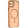 TFO Mag Matt dėklas iPhone 12 6,1" rudas su apsauga kamerai