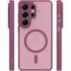 TFO Mag Matt dėklas Samsung Galaxy S25 Ultra, bordo spalvos, su apsauga kamerai