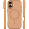 TFO Mag Matt dėklas, skirtas iPhone 17 6,3" / 18 6,3" rudas, su apsauga kamerai