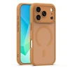 TFO Mag Matt dėklas, skirtas iPhone 17 Pro 6,3" / 18 Pro 6,3" rudas, su apsauga kamerai