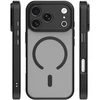 TFO Mag Matt dėklas, skirtas iPhone 17 Pro Max 6,9" / 18 Pro Max 6,9" juodas, su apsauga kamerai