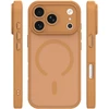 TFO Mag Matt dėklas, skirtas iPhone 17 Pro 6,3" / 18 Pro 6,3" rudas, su apsauga kamerai