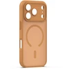 TFO Mag Matt dėklas, skirtas iPhone 17 Pro 6,3" / 18 Pro 6,3" rudas, su apsauga kamerai