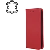 TFO Natūralios odos „Smart Pro“ dėklas, skirtas iPhone 17 Pro 6,3", bordo spalvos