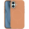 TFO Plonas silikoninis Mag dėklas, skirtas iPhone 17 6,3" / 18 6,3", karamelės spalvos