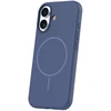 TFO Plonas silikoninis Mag dėklas, skirtas iPhone 17 6,3" / 18 6,3", tamsiai mėlynas