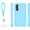 TFO Safepop dėklas su dirželiu, skirtas Samsung Galaxy A36 5G / A56 5G / A37 5G, mėlynas