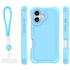 TFO Safepop dėklas su dirželiu, skirtas iPhone 17 6,3" mėlynas