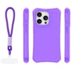 TFO Safepop dėklas su dirželiu, skirtas iPhone 15 Pro 6,1" violetinis