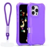 TFO Safepop dėklas su dirželiu, skirtas iPhone 16 Pro Max 6,9" violetinis
