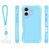 TFO Safepop dėklas su dirželiu, skirtas iPhone 16 6,1" mėlynas
