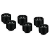 Thermal Grizzly DeltaMate Compression Fitting, Brass, G1/4” Thread – Juodas, ST13, Pack of 6