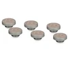 Thermal Grizzly DeltaMate Plug Closure Stopper, Brass, G1/4″ Thread – Nickel, Pack of 6