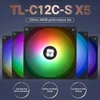 Thermalright TL-C12C-S X5 PWM ARGB Juodas 5vnt. (120mm) (Juodi) Ventiliatoriai