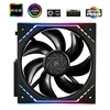 Thermalright TL-M12Q PWM ARGB Ventiliatorius | Juodas