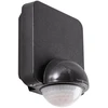 Thorgeon Judesio jutiklis PIR, 230Vac, 1200W, 8m, sieninis, IP54, juodas