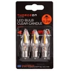 THORGEON LED lemputės E10 žemos įtampos 0.2W 8-55V, 0.2W 12lm, 2100K, 3vnt. Žvakutės