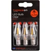 THORGEON LED lemputės E10 žemos įtampos 0.2W 8-55V, 0.2W 12lm, 2100K, 3vnt. skaidrios