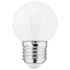 Thorgeon Lemputė LED E27, 230V, 1W, G45, 50lm, 2700K, FILAMENT U, PC matinė